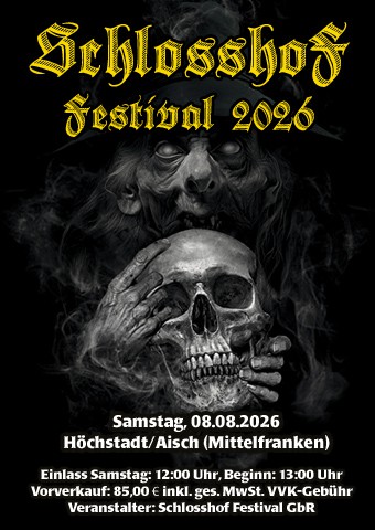 Schlosshof Festival Höchstadt Aisch 2026 - Samstag